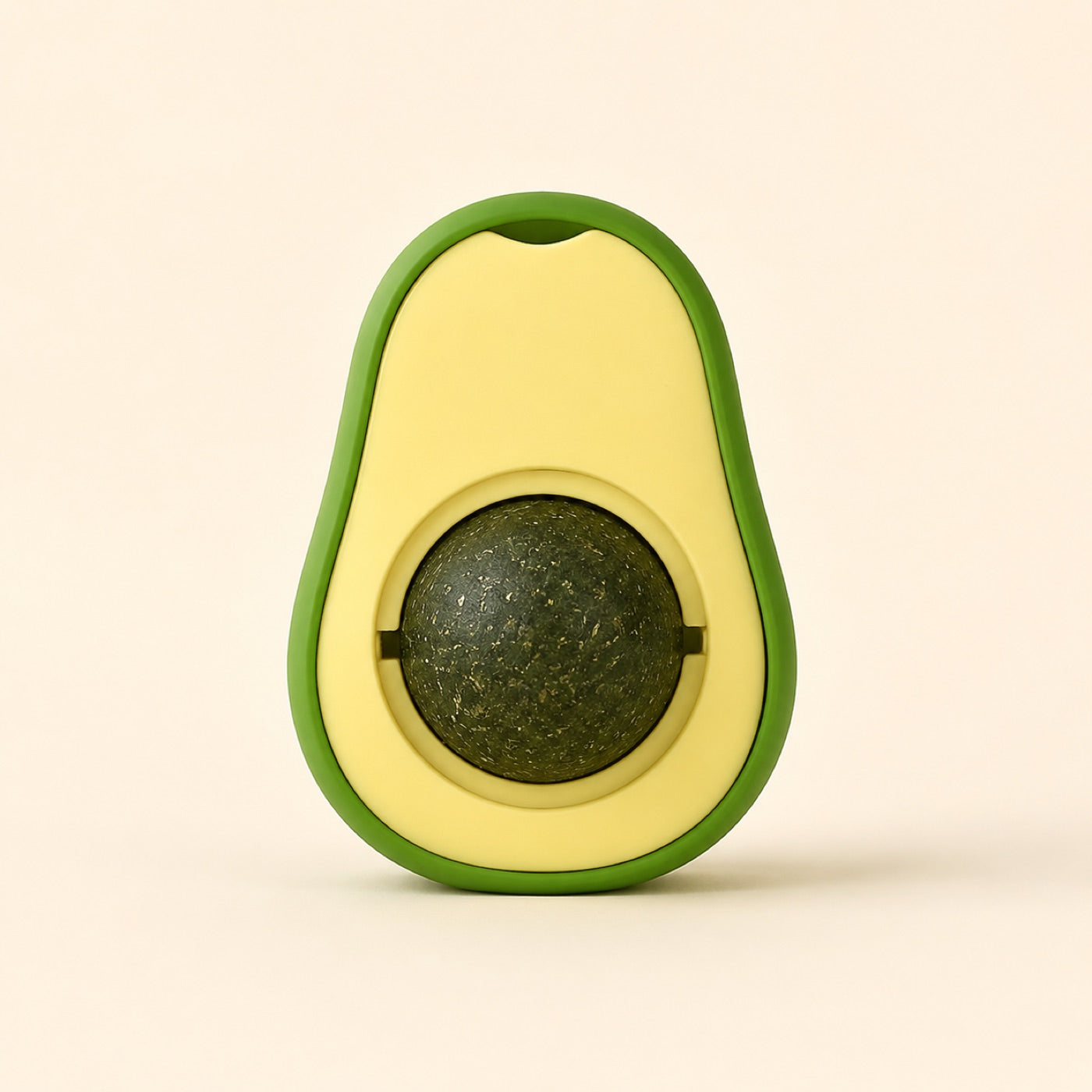 Bola de hierba gatera avocado para gatos, vista de producto